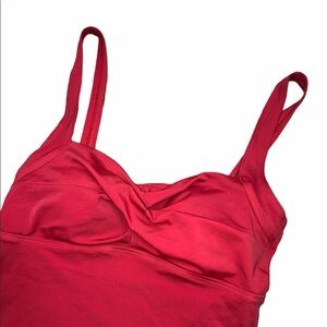 Kim Rogers size medium red swim halter top
